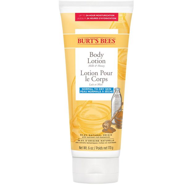 Burts Bees Naturally Nourishing Milk & Honey 24-h Body Lotion