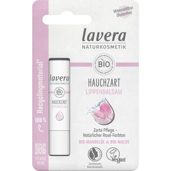 Lavera HAUCHZART LIPPENBALSAM Bio-Mandelöl & Bio-Malve