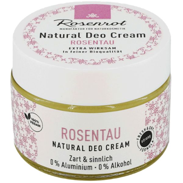 Rosenrot Deo Creme Rosentau