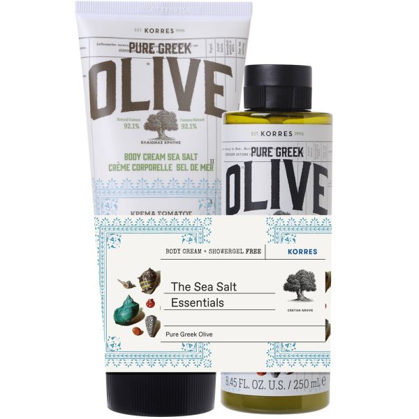 Korres Olive & Sea Salt Körperpflege Set