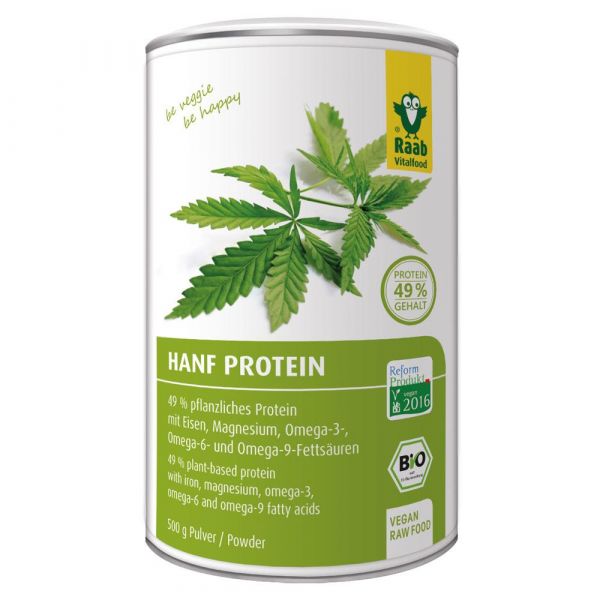 Raab Vitalfood Hanf Protein Pulver 500g