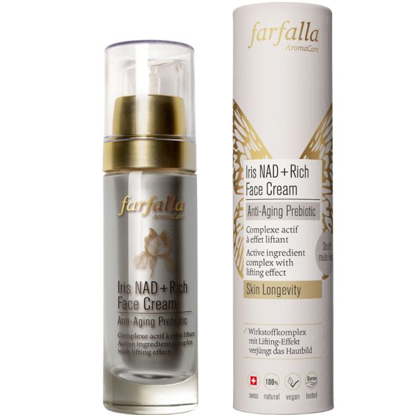Farfalla Iris NAD+ Rich Face Cream Anti-Aging Prebiotic Farfalla Iris NAD+ Rich Face Cream Anti-Aging Prebiotic
