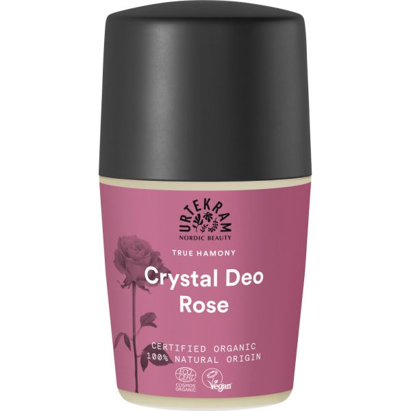 Urtekram Rose Deo Crystal Roll-On