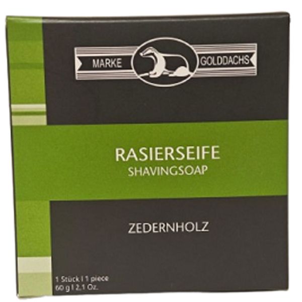 Golddachs Rasierseife Zedernholz