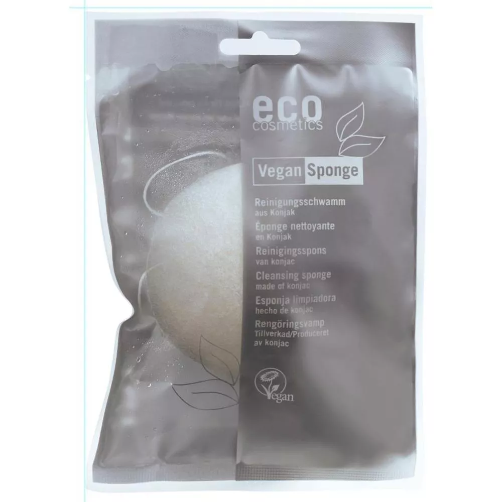  Eco Cosmetics Eponge de nettoyage en konjac