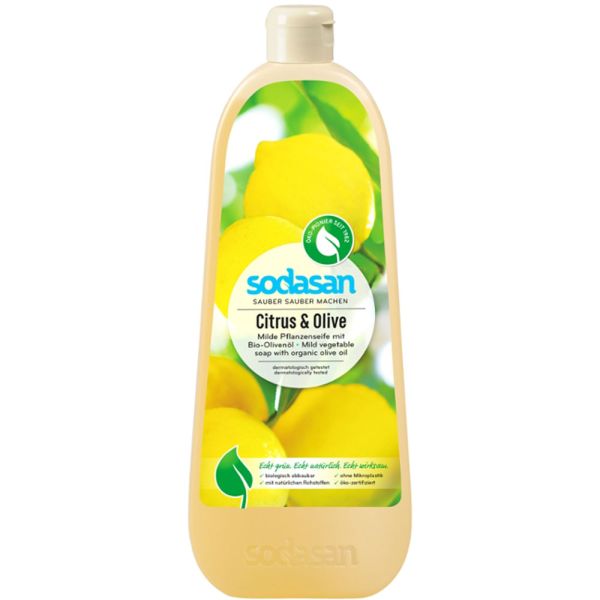 Sodasan Citrus-Olive Seife liquid  1 Liter