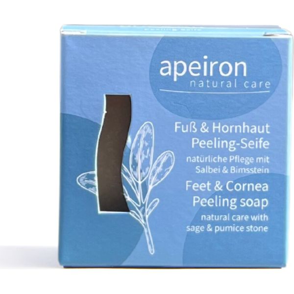 Apeiron Fuß & Hornhaut Peeling-Seife