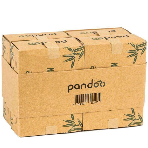 pandoo Bambus-Wattestäbchen Natur 800 Stück