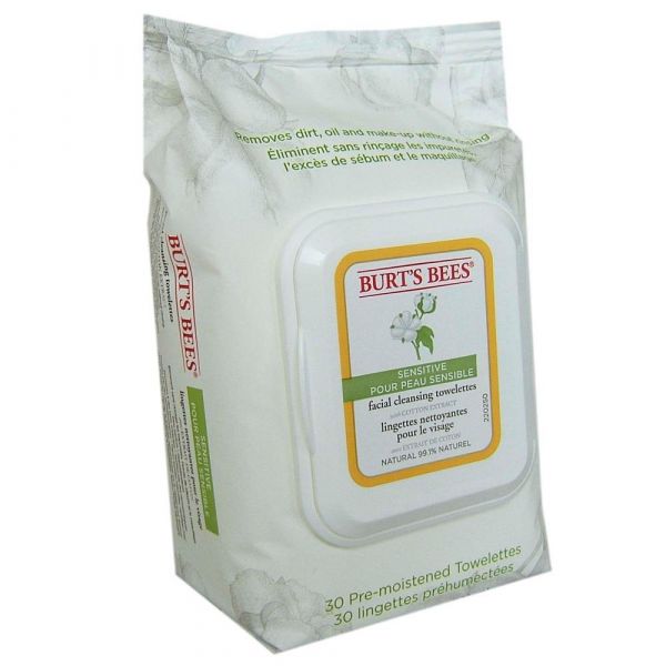 Burts Bees Sensitive Facial Cleansing Towelettes Burts Bees Sensitive Facial Cleansing Towelettes