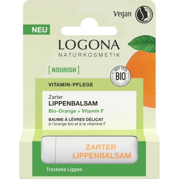 Logona nourish ZARTER LIPPENBALSAM BIO-ORANGE