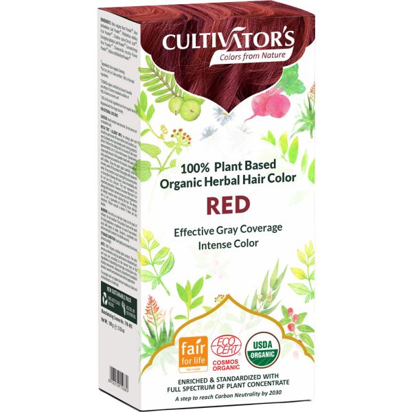 Cultivators Organische Pflanzenhaarfarbe Rot