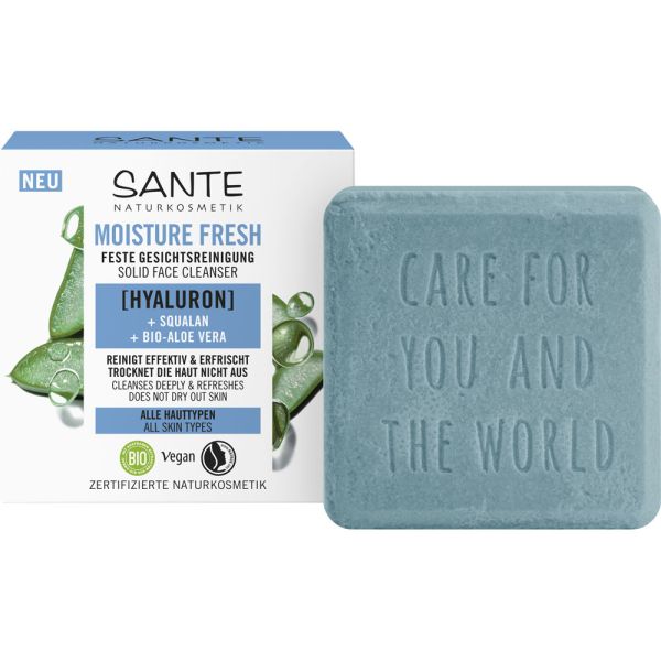 Sante Moisture Fresh Feste Gesichtsreinigung Hyaluron Squalan & Bio-Aloe-Vera