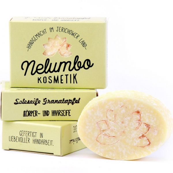 Nelumbo Kosmetik Soleseife Granatapfel