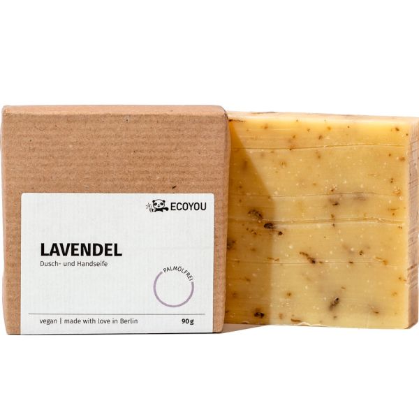 ECOYOU Dusch- und Rasierseife Lavendel