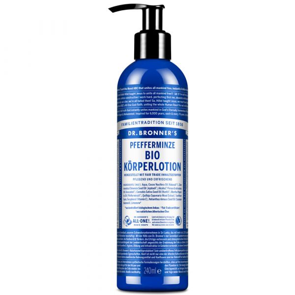 Dr. Bronner´s Bio Körperlotion Pfefferminze