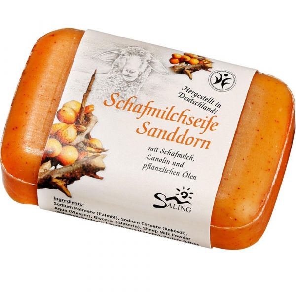 Saling Schafmilchseife Sanddorn