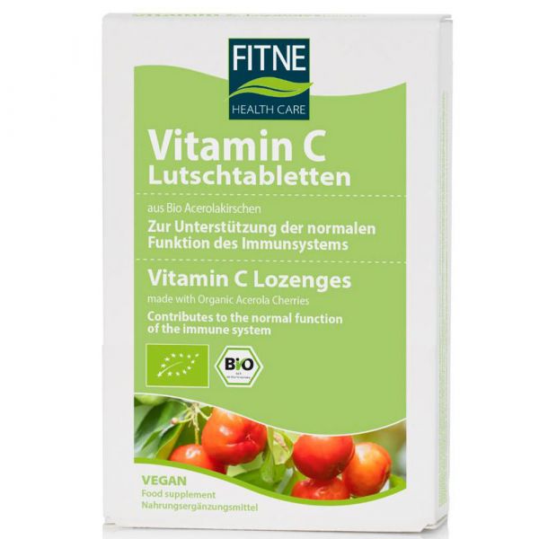 Fitne Vitamin C Lutschtabletten aus Bio-Acerolakirschen