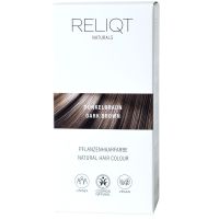 Reliqt Naturals Pflanzenhaarfarbe Dunkelbraun