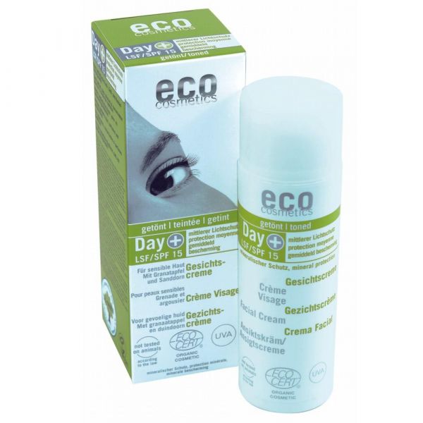 Eco Cosmetics Gesichtscreme LSF 15 getönt Eco Cosmetics Gesichtscreme LSF 15 getönt