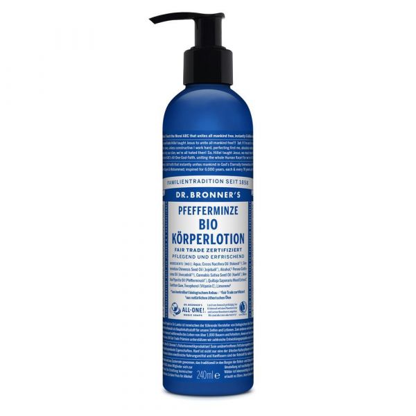 Dr. Bronner´s Body Lotion Pfefferminze
