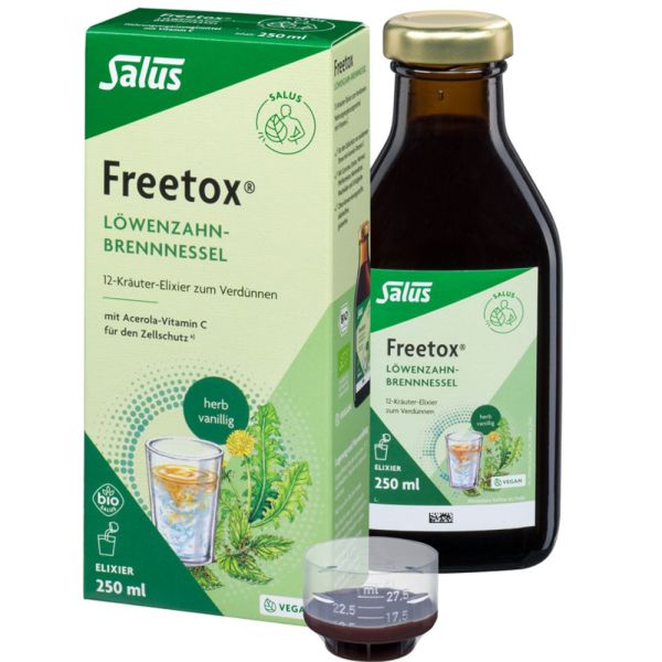 Salus Freetox 12-Kräuter Elixier Löwenzahn Brennessel 250ml