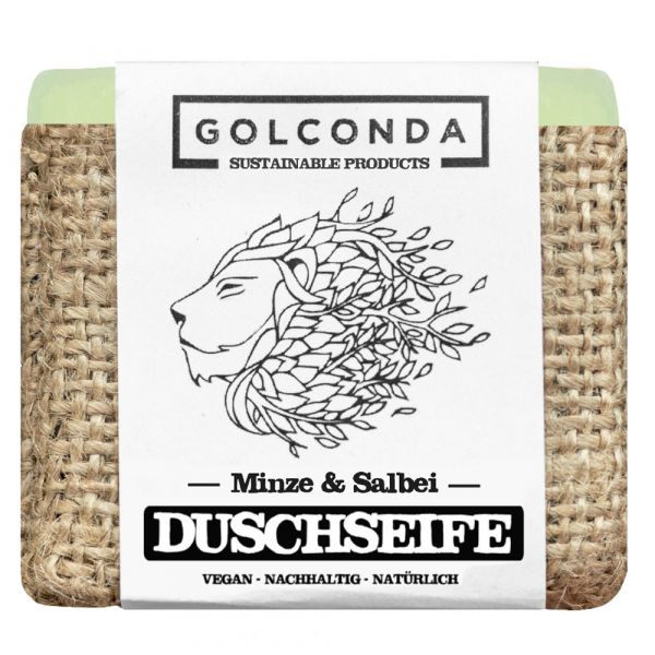 Golconda Duschseife Minze & Salbei