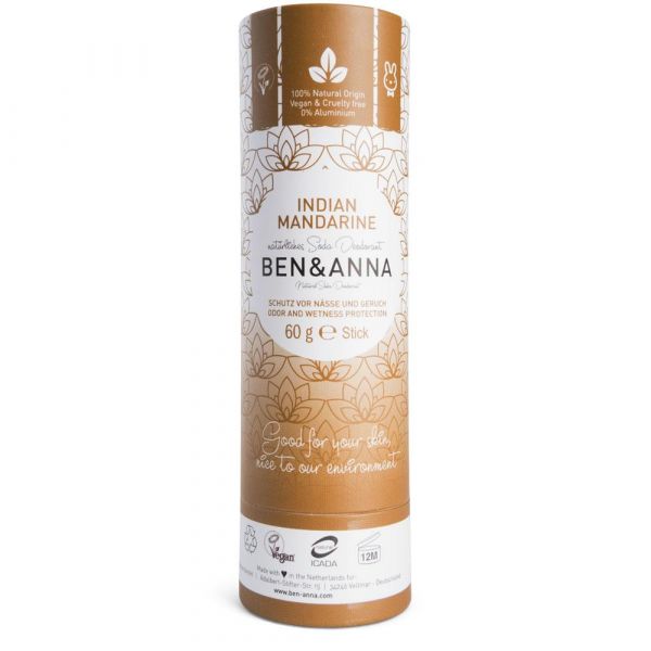 Ben & Anna Deodorant Papertube Indian Mandarin Ben & Anna Deodorant Papertube Indian Mandarin