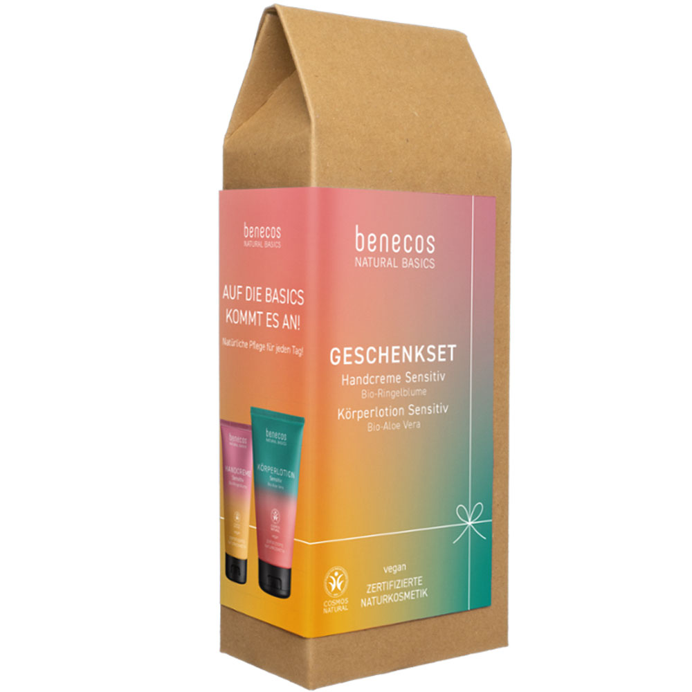 Benecos Coffret cadeau Sensitiv Mains & Corps - Gel douche