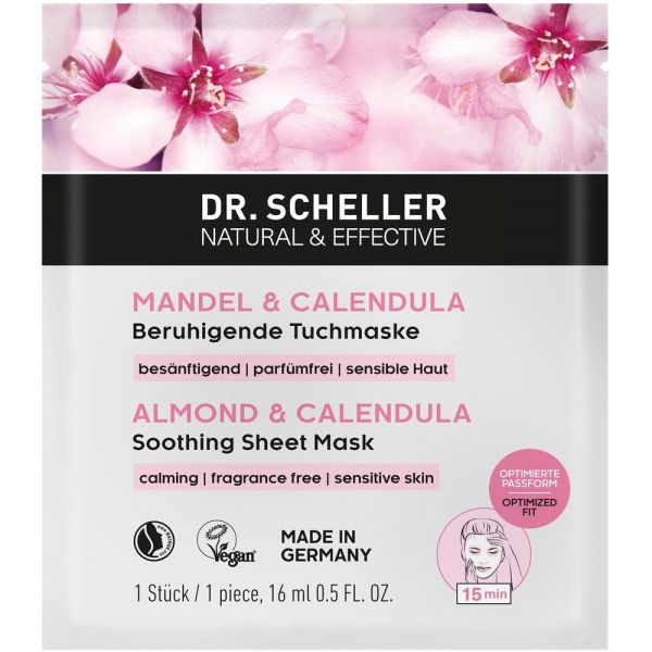 Dr. Scheller MANDEL & CALENDULA Beruhigende Tuchmaske