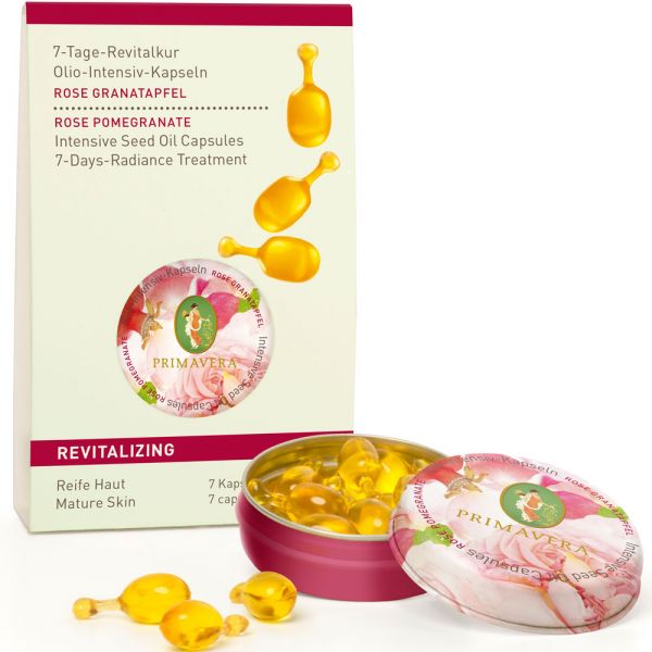 Primavera Olio-Intensiv-Kapseln Rose Granatapfel 7 Stück