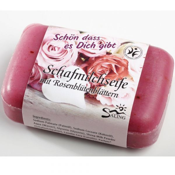 Saling Schafmilchseife Schön dass es dich gibt Saling Schafmilchseife Schön dass es dich gibt