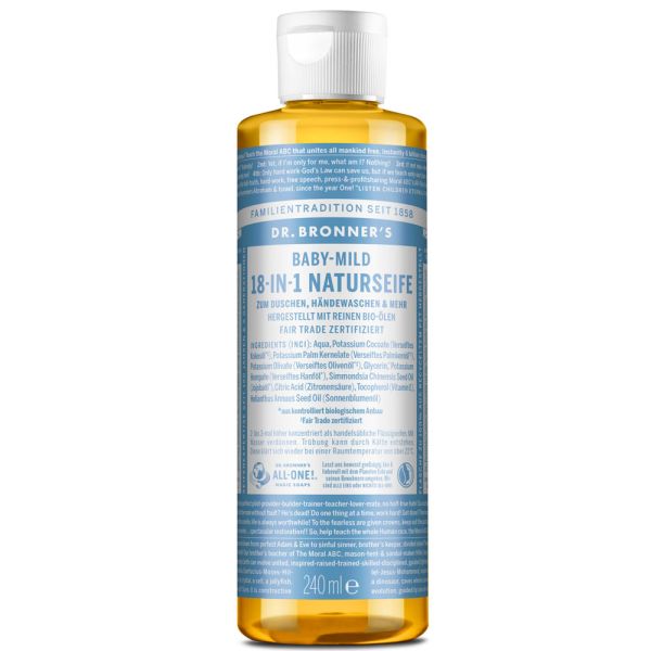 Dr. Bronners 18-IN-1 Naturseife Baby Mild 240ml