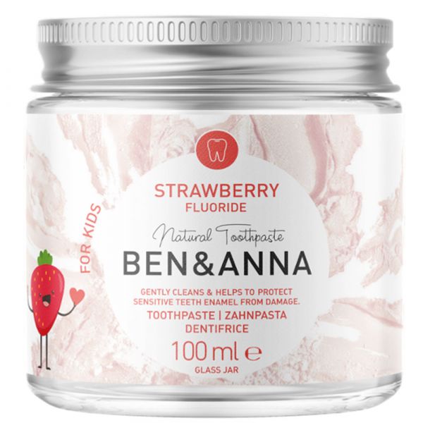Ben & Anna Toothpaste Strawberry mit Fluor
