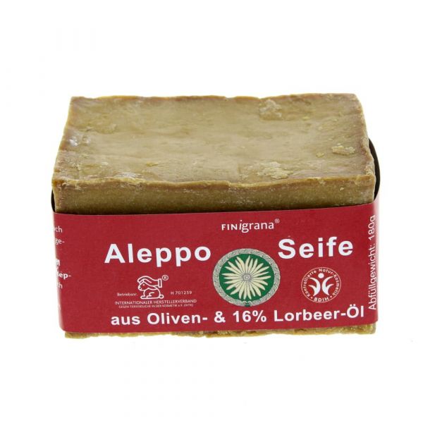 Finigrana Alepposeife mit 16% Lorbeer