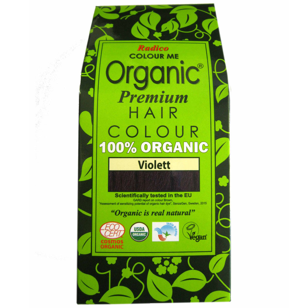 Radico Colorant organique pour cheveux Violet 100 g - Radico