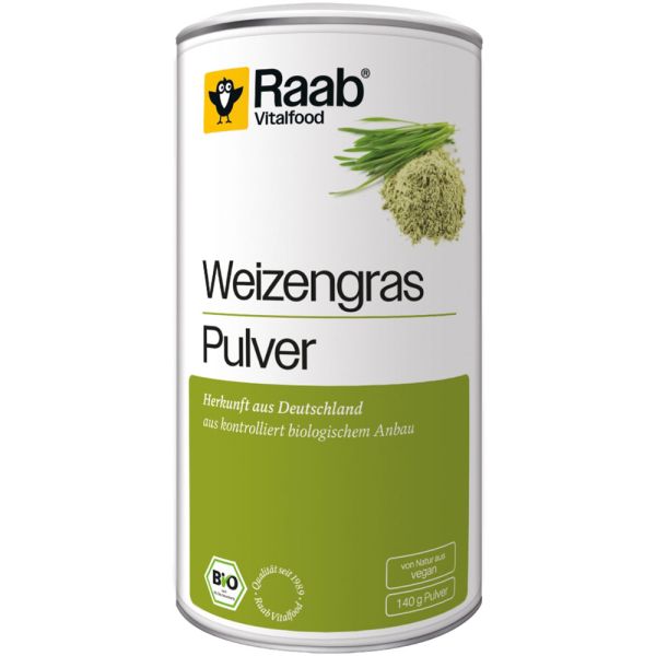 Raab Vitalfood Weizengras Pulver Dose bio Raab Vitalfood Weizengras Pulver Dose bio
