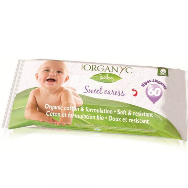 Organyc Babytfeuchtücher 60 Stück