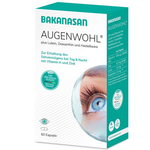Bakanasan Augenwohl Kapseln