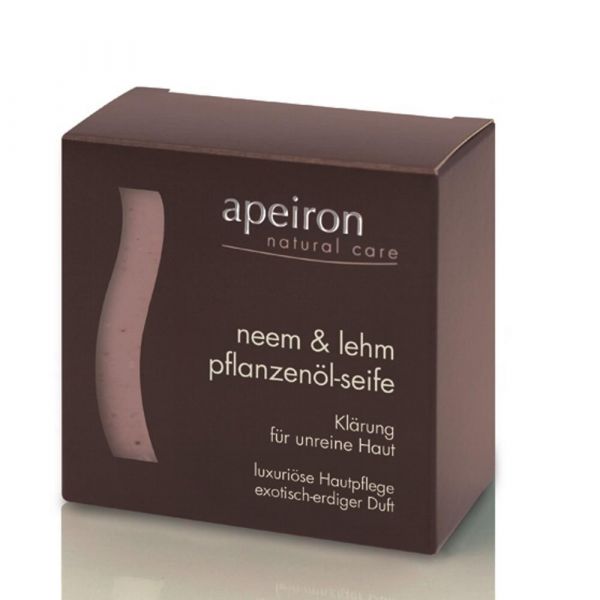 Apeiron Neem & Lehm Pflanzenölseife Apeiron Neem & Lehm Pflanzenölseife