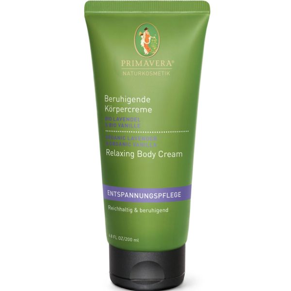 Primavera Beruhigende Körpercreme Lavendel Vanille 200ml