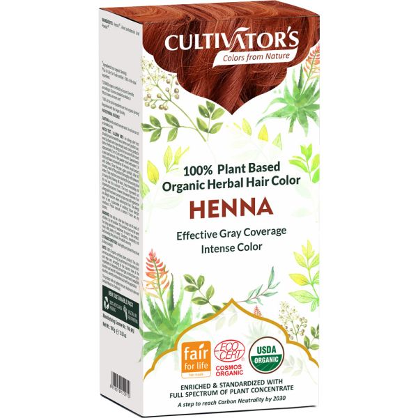 Cultivators Organische Pflanzenhaarfarbe Henna