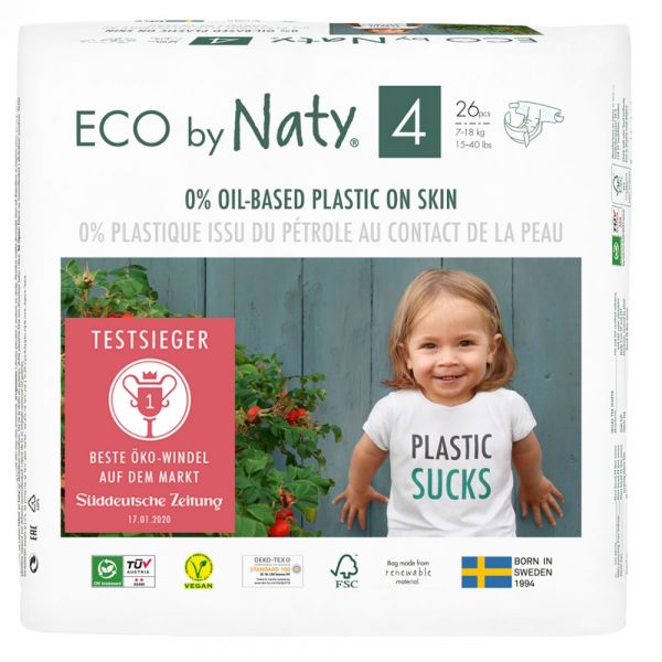 Naty Eco Windel Gr. 4 7-18 kg Naty Eco Windel Gr. 4 7-18 kg