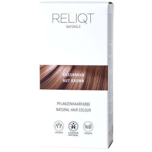 Reliqt Naturals Pflanzenhaarfarbe Nussbraun