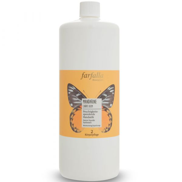 Farfalla Mandarine Carpe Diem Feuchtigkeitsspendende Handseife 1000ml