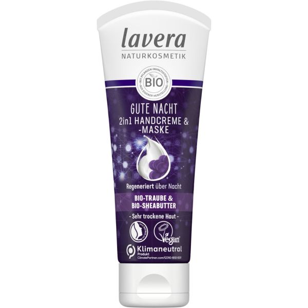 Lavera Gute Nacht 2in1 Handcreme & Maske