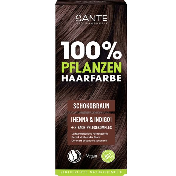 Sante Pflanzenhaarfarbe SCHOKOBRAUN 02