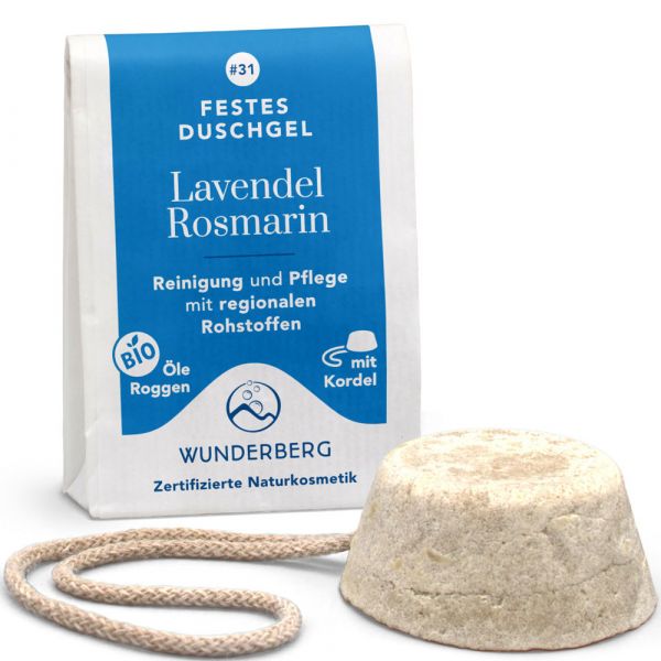 Wunderberg Festes Duschgel Lavendel Rosmarin