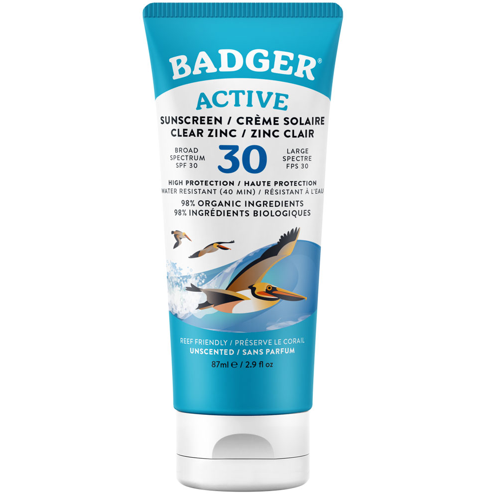 Crèmes solaires Badger SPF 30 Clear Zinc 87 ml - Protection solaire