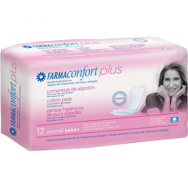 Farmaconfort plus Algodon Inkontinenz Einlagen Normal Farmaconfort plus Algodon Inkontinenz Einlagen Normal