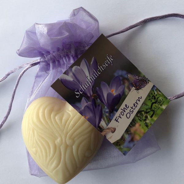Saling Schafmilchseife Herz Ostern